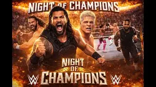WWE Night of Champions 🔥 Fatal 4 Way Match | Roman Reigns vs Cody Rhodes vs Seth Rollins vs Jey Uso