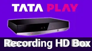 Tata Play Recording HD Box || Tata play HD PVR transfer box