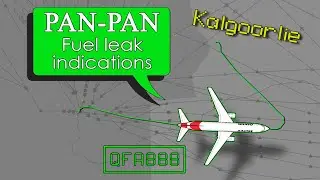 Qantas B738 has POSSIBLE FUEL LEAK enroute | 