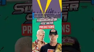 John Cena vs Cody Rhodes &ndash; #WWE #SummerSlam2025 Match Prediction! #wrestling #FYP #Summerslam