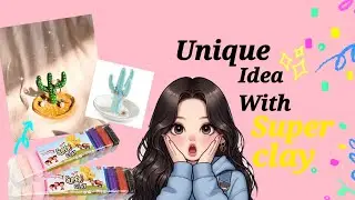 CAPTUS HOLDER 🌵 | SUPER CLAY ART |handmade [New]|| step by step || @SweraHina