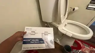 How to install bigcow ultra slim dual nozzles bidet