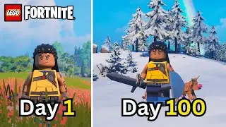 Я играл 100 дней в Lego Fortnite