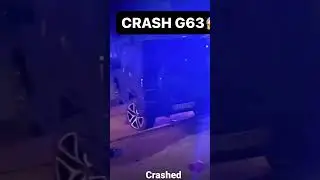 Crashed my G63 😱#crash #gwagon #scary #sad #carcrash #g63 #carcrashcompilation #shockingnews