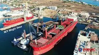 M/V Magic Seas - Application of HPWJ - WJ4 and coatings of Cargo Holds#dynamic #magicseas #coating