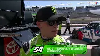 TY GIBBS INTERVIEW - 2022 PIT BOSS 250 PRACTICE NASCAR XFINITY SERIES AT COTA