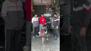 Test drive after accident bullet repair 🙏❤️#royalenfield #accident #bullet #chasis
