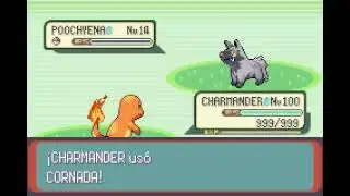 POKEMON EMERALD | CHARMANDER | CORNADA | HORN ATTACK