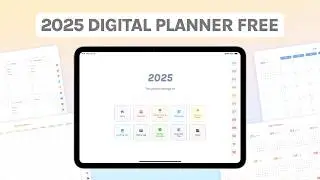 FREE 2025 Digital Planner 📖 | stay productive and organised ✍🏼 ✨
