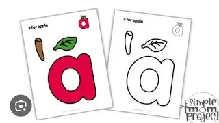 Tracing Small a | Learn & Trace | Preschool Work Sheet | How to Write & Colour 