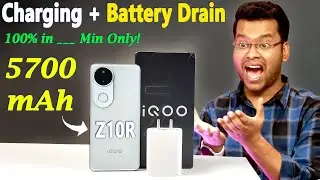 iQOO Z10R Charging Test and Battery Drain Test | iQOO Z10R - Best Smartphone under 20000? iQOO Z10R