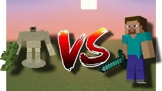 Sand giant by@Terumobbattle   vs me Minecraft bedrock