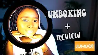 AFFORDABLE 10 INCH RING LIGHT UNBOXING + REVIEW (Jumia)
