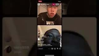 Twocupterry gets trolled by a fan on ig live