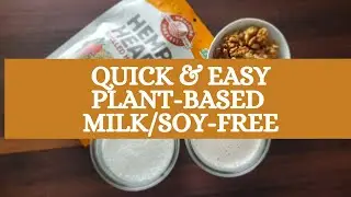 Make Your Own Quick & Easy Plant-Based Milk | Walnut & Hemp Milk