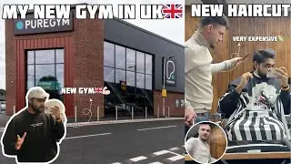 My New Gym in Uk 🏋️| New Haircut (So costly 😱) | Pure Gym UK