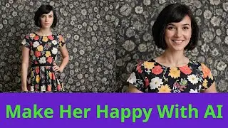 Make her happy with AI. Dreamshaper Workflow from scratch to generate a smile