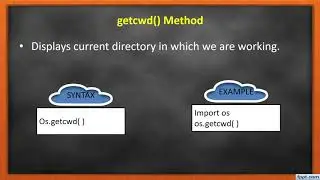 Directories in Python