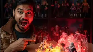 Enime action figures || nani lady || blue gojita || katana anime figures unboxing || anime action