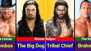 WWE Wrestlers Nickname Changes 2025