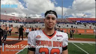 2023 Senior Bowl: Robert Soderholm III (VMI Long Snapper) Interview | The Bluebloods