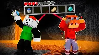 MINECRAFT PERO Compartimos INVENTARIO y CORAZONES 😭 | Retos en Minecraft