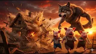 😱 Le Loup est TROP PUISSANT ! Les 3 Petits Cochons vont-ils survivre ? (Animation 3D)
