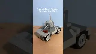 My custom Lego Daimler Armored Car! #lego #ww2rebuilder #legomilitary #legowar #history