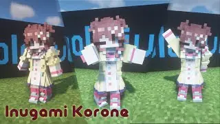 Inugami Korone - A Minecraft Armourers' Workshop Timelapse