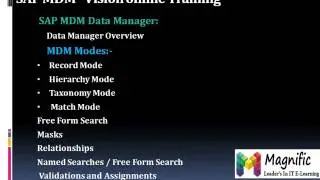 sap md online training in india