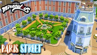 Paris Street 🐞 (Marinette's House - Miraculous Ladybug) | The Sims 4 | Speed Build (No CC)