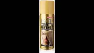 high beams Intense Temporary Spray on Hair Color, Blonde, 2 7 Ounce