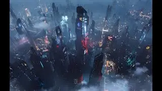 neon cityscape. Atmospheric Blade Runner - Cyberpunk City - Sci Fi Music. 2023