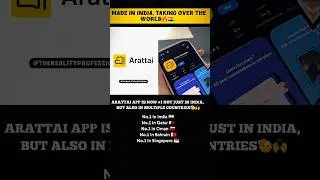🇮🇳 Made In India, Loved Worldwide! 🌍 Arattai App Becomes #1 Chat Platform Across Multiple Countries