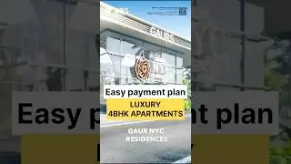 Luxury 4BHK Flats with Easy Payment Plans in GAUR NYC #wavecity #gaurnyc #flatsneardelhi