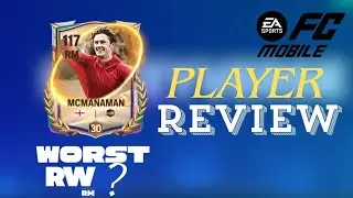 STEVE MCMANAMAN REVIEW 🔥 | FOOTYVERSE | BEST RM ? | FC MOBILE | HINDI PLAYER REVIEW 🎮