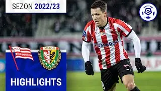 Cracovia - Śląsk Wrocław 1:1 | SKRÓT | Ekstraklasa 2022/23 | 23. Kolejka
