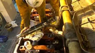 How to Replacing (Repair, Modify or Fix) FUEL INJECTOR for MGE(WARTSILA, W50DF, DFDE 50)