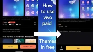How to Download vivo paid Themes in free for lifetime