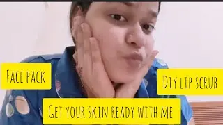 First Ever Vlog! Trying Sandal Face Pack & DIY Lip Scrub First Time✨ Honest Review | Swati JayRanjan