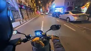 Emin&ouml;n&uuml; motorla ge&ccedil;iş insta360 go ultra saf video modu gece cekimi