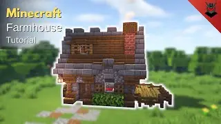 Minecraft: How to Build a Medieval Farmhouse | Medieval Starter House (Tutorial)