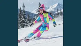 Flying over the snow
