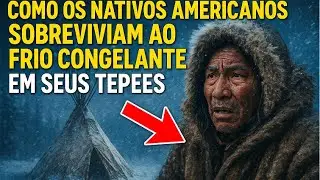 🔥 Como os Nativos Americanos Sobreviviam ao Frio Congelante em Seus Tepees