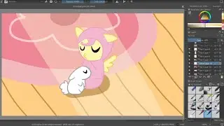 Drawing Baby Fluttershy 🍼💛 | Adorable MLP Speedpaint