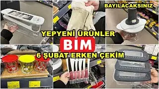 BİME GELDİ HEMEN ALDIK💃BİM 6 ŞUBAT 2026 CUMA💃/GER&Ccedil;EK İLK VE TEK ERKEN &Ccedil;EKİM❗️/YEPYENİ &Uuml;R&Uuml;NLER/