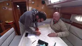 Training a yacht team in Greece, October 2018