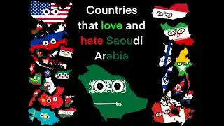 Countries that love and hate Saoudi Arabia 🇸🇦 (New Data 2026)