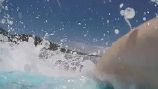 Testing out the GoPro bodyboard mount