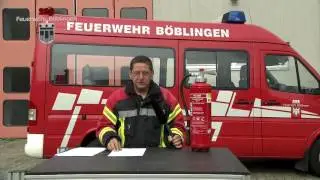Brandklassen und Feuerlöscher